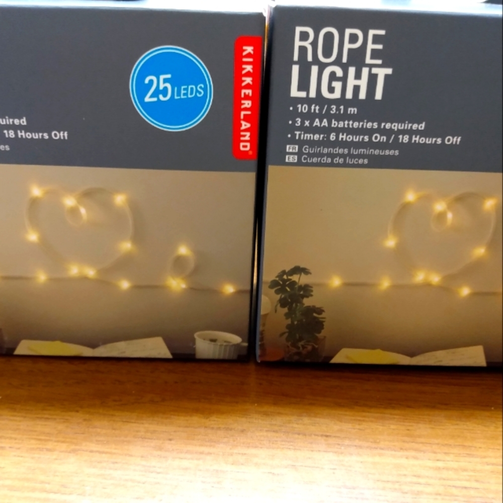 Lights led  ( 2 boxes) rope light
